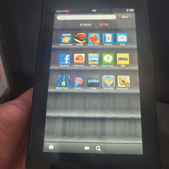 Amazon Kindle Fire D01400 8GB 7" WI-FI Black Tablet (1st Gen) - Picture 7 of 8